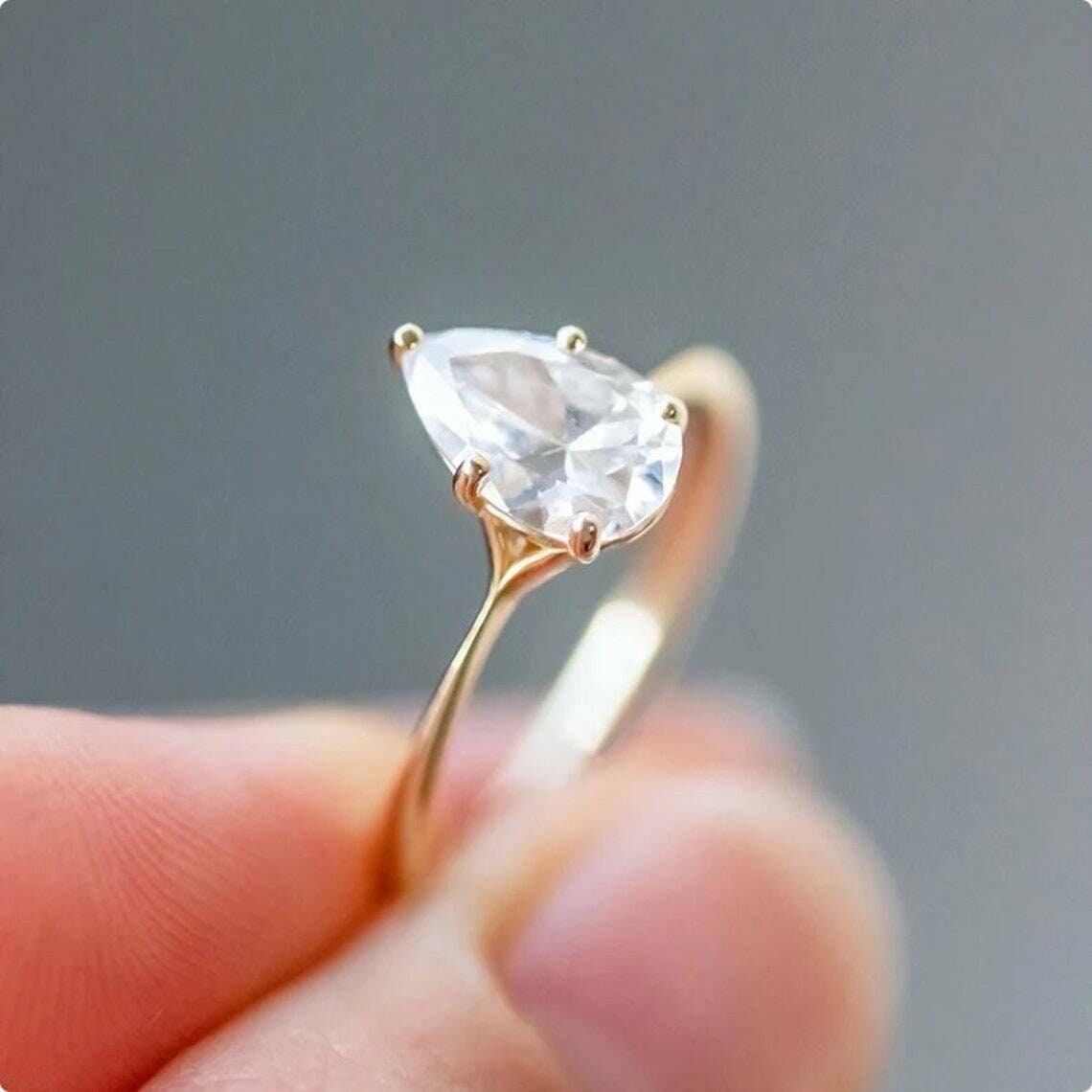 1.0cttw Diamond Engagement Ring Unique Wedding Ring For Women | Engagement  rings, Classic engagement rings, Wedding rings unique