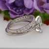 Princess Cut Diamond Bridal Ring Set Solitaire Wedding Luxury Princess CZ Engagement Ring Set Eternity Band Stacking Ring Set Gift for Her | Save 33% - Rajasthan Living 23