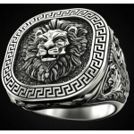 Vintage Lion Head Statement Ring School Ring Animal Signet Ring Graduation Ring Personalized Ring High School Class Ring Men College Ring | Save 33% - Rajasthan Living 13