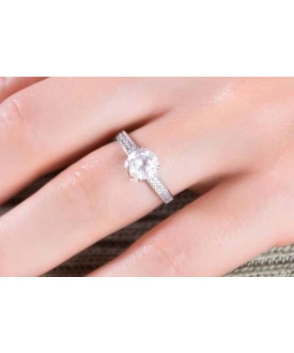 Zircon Stone Silver Wedding Ring | Save 33% - Rajasthan Living 6