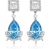 Fashion 925 Sterling Silver Earrings Sea Blue Zircon Drop Earrings for Women | Save 33% - Rajasthan Living 8