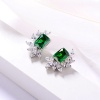 New White Gold Jewelry 925 Sterling Silver Earrings Green Hazel Earrings | Save 33% - Rajasthan Living 8