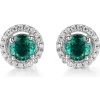 Luxury Green Gem Stud Earrings Prom Sterling Silver Stud Earrings Day Gift Custom Fashion Stud Earrings | Save 33% - Rajasthan Living 9