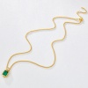 2022 New Fashion Lab Grown Emerald Real Gold Chain Jewelry 18k Solid Gold Necklace | Save 33% - Rajasthan Living 11