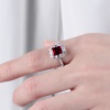 Fashion 925 Sterling Silver Jewelry Grandmother Ruby Rings Ruby Engagement Rings for Women | Save 33% - Rajasthan Living 11