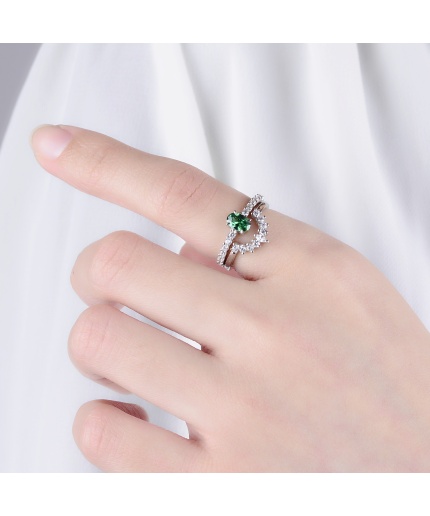 New Engagement Jewelry Wholesale S925 Ladies Stone Ring Zambian Emerald Ring | Save 33% - Rajasthan Living