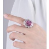 Fashion 925 Sterling Silver Pink Gemstone Ring Birthday Ladies Finger Jewelry Personality Zircon Ring | Save 33% - Rajasthan Living 13