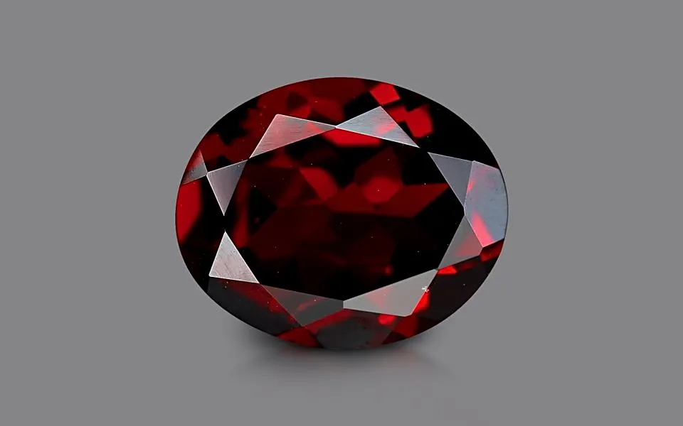 Almandine Garnet (Pyrope) 11X9 MM – 3.79 carats | Save 33% - Rajasthan Living