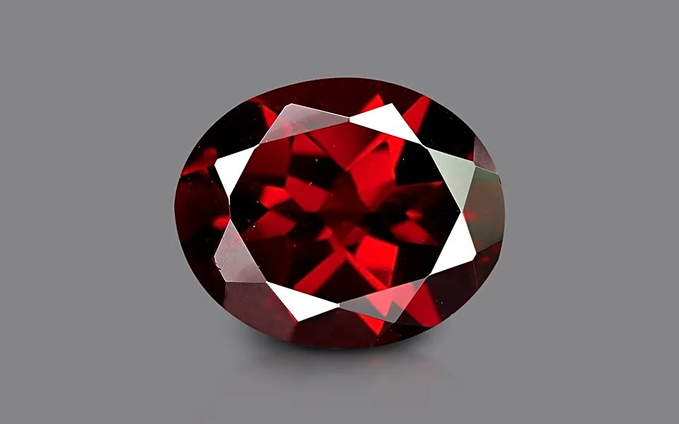 Almandine Garnet (Pyrope) 11X9 MM – 4.02 carats | Save 33% - Rajasthan Living