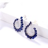 New Fashion 925 Sterling Silver Synthetic Sapphire Earrings for Women | Save 33% - Rajasthan Living 8