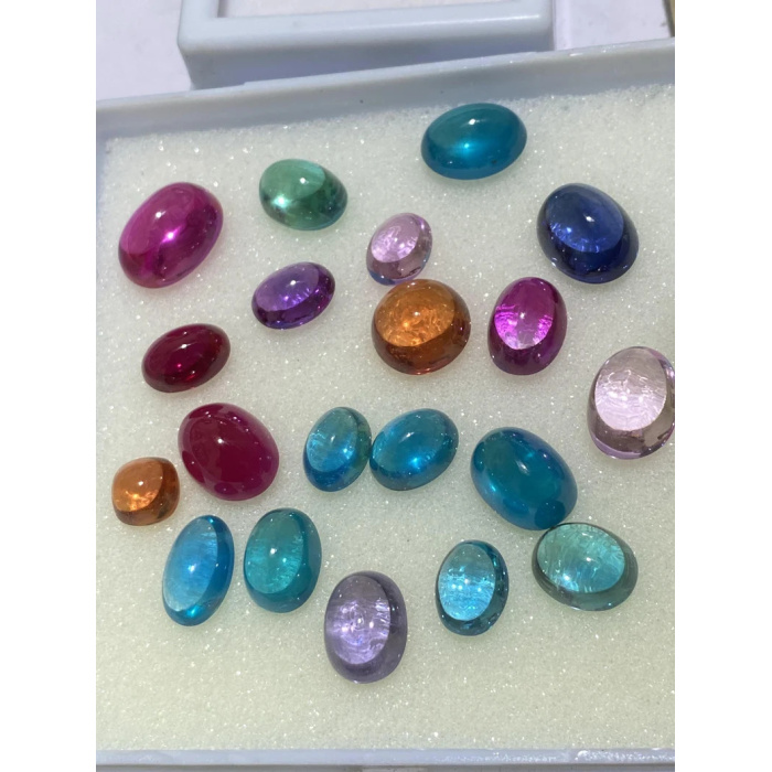AAA Flawless Ceylon Sapphire Cabochon Loose Mix Lot Gemstone Multi Sapphire Christmas Jewelry And Ring Making Sapphire Cabochon Earrings | Save 33% - Rajasthan Living 6