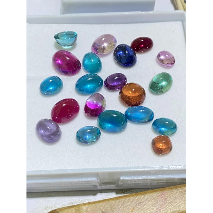 AAA Flawless Ceylon Sapphire Cabochon Loose Mix Lot Gemstone Multi Sapphire Christmas Jewelry And Ring Making Sapphire Cabochon Earrings | Save 33% - Rajasthan Living 9