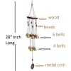 Metal Wind Chime 10 Bells with Metal Coin Wind Chimes for Home | Jingle Good Sound wall hanging Christmas ornaments | Save 33% - Rajasthan Living 12