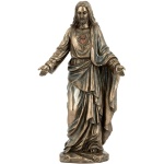 Jesus Christ with Open Hands Blessing Posture Showpiece Gift Christmas-Height-8 Inches | Save 33% - Rajasthan Living 9