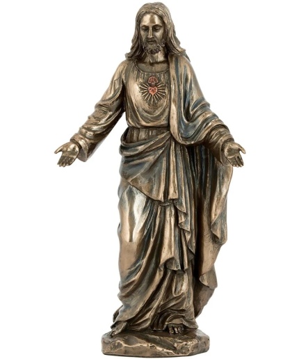Jesus Christ with Open Hands Blessing Posture Showpiece Gift Christmas-Height-8 Inches | Save 33% - Rajasthan Living
