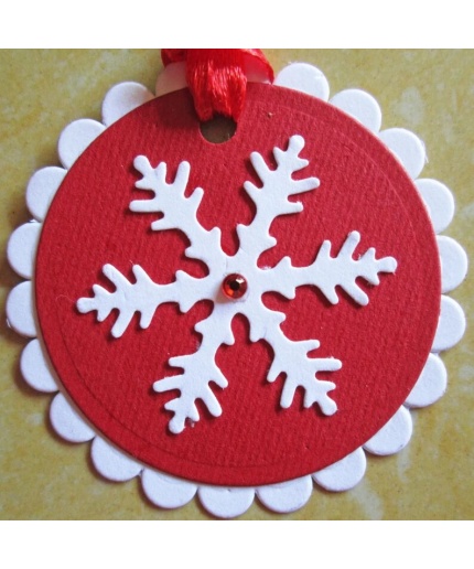 Snowflakes Christmas Gift Tags – Christmas Tags – Holiday Gift Tags – Christmas Gifts – Christmas Wrapping – Christmas Gift Wrap – Set of 10 | Save 33% - Rajasthan Living 3