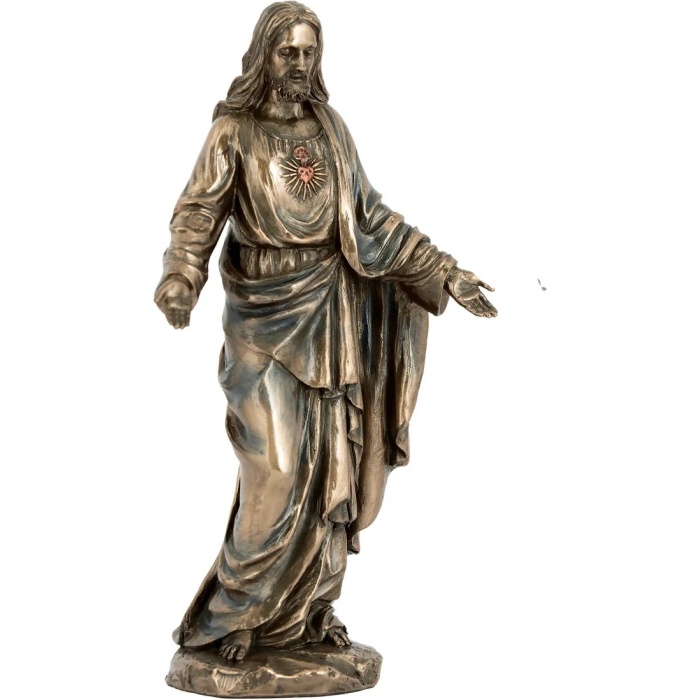 Jesus Christ with Open Hands Blessing Posture Showpiece Gift Christmas-Height-8 Inches | Save 33% - Rajasthan Living 6