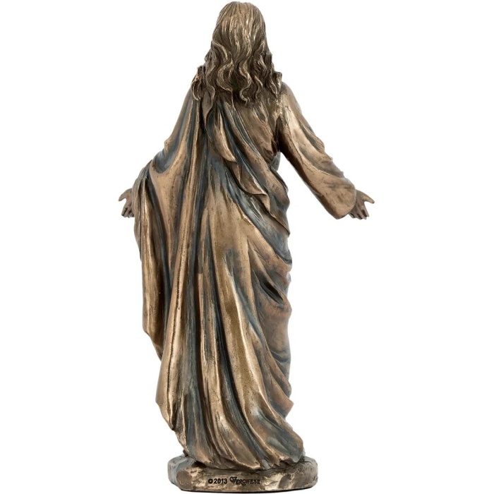 Jesus Christ with Open Hands Blessing Posture Showpiece Gift Christmas-Height-8 Inches | Save 33% - Rajasthan Living 8