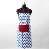 Christmas apron, blue tie dye print, kitchen accessory, size 27″X 35″ | Save 33% - Rajasthan Living 9