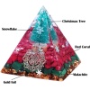 Orgonite Christmas Pyramid Orgone Crystal Malachite Pyramid Christmas Tree Cedar Holiday Resin Pyramid Reiki Chakra Energy Healing Xmas Tree | Save 33% - Rajasthan Living 15