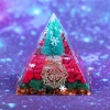 Orgonite Christmas Pyramid Orgone Crystal Malachite Pyramid Christmas Tree Cedar Holiday Resin Pyramid Reiki Chakra Energy Healing Xmas Tree | Save 33% - Rajasthan Living 17