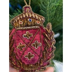 Vintage bullion zari hand embroidered christmas decoration hanging ornament | Save 33% - Rajasthan Living 8