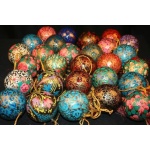 Hand painted Christmas baubles, Handmade Christmas decorations, Hand painted paper mache baubles, handmade christmas tree hanging ornaments | Save 33% - Rajasthan Living 15