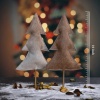 Holiday Handmade leather Christmas Trees | Christmas Ornament Table decoration | Xmas Gift | Farmhouse Christmas Decor | Save 33% - Rajasthan Living 15