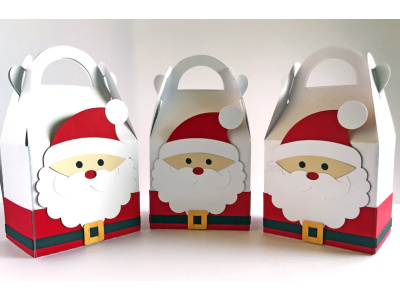 Christmas Gift Boxes, Christmas Boxes, Christmas Eve Boxes, Christmas Decoration, Holiday Gift Box, Santa Christmas Favor Goody Treat Box-10 | Save 33% - Rajasthan Living 10