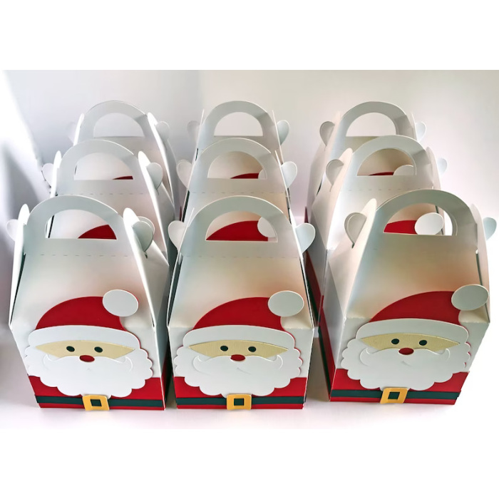 Christmas Gift Boxes, Christmas Boxes, Christmas Eve Boxes, Christmas Decoration, Holiday Gift Box, Santa Christmas Favor Goody Treat Box-10 | Save 33% - Rajasthan Living 6