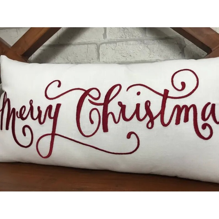 Merry Christmas Pillow, Christmas Decorations, Winter Decor, Christmas gifts, Home Decor, Holiday Pillow, Farmhouse Christmas Decor, | Save 33% - Rajasthan Living 8