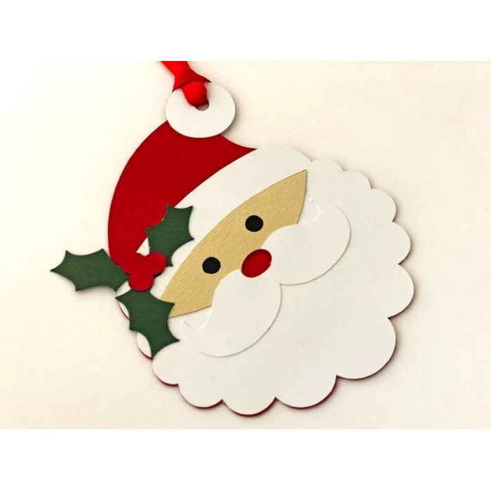 Santa Christmas Gift Tags, Personalized Holiday Gift Tags, Christmas Gifts,Christmas Wrapping,Christmas Gift Wrap – Set of 5 | Save 33% - Rajasthan Living 9