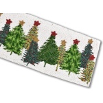 Christmas Tree Table Runner, Handmade Table Runner, Beaded Table Topper 13X36 Inch | Save 33% - Rajasthan Living 15