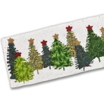 Christmas Tree Table Runner, Handmade Table Runner, Beaded Table Topper 13X36 Inch | Save 33% - Rajasthan Living 19