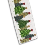 Christmas Tree Table Runner, Handmade Table Runner, Beaded Table Topper 13X36 Inch | Save 33% - Rajasthan Living 20