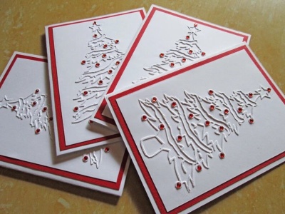 Tree Christmas Cards, Embossed Christmas Card Set, Holiday Cards, Boxed Christmas Card Sets, Holiday Card Set, Merry Christmas Card Sets | Save 33% - Rajasthan Living 10