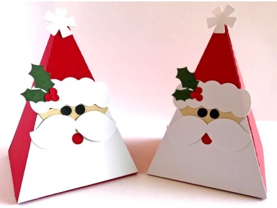 10 Christmas candy boxes, Christmas Gift Boxes, Christmas decoration, Christmas Boxes, Santa Claus, Treat Boxes, Holiday Boxes | Save 33% - Rajasthan Living 10