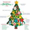 Personalized Felt Christmas Tree, Felt Ornaments, Christmas Ornaments, Kids Christmas Tree, Christmas Activity, Christmas Decor, Felt Decor | Save 33% - Rajasthan Living 13