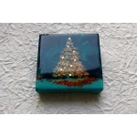 Original resin painting Christmas Tree Acrylic Painting Tree On Canvas Gift ideas Home Decor Mini Painting 4″ x 4″ by Anusha Durgadas | Save 33% - Rajasthan Living 10
