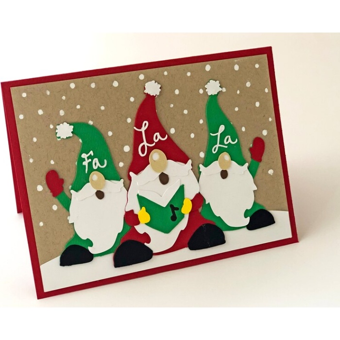 Gnome Christmas Cards, Nordic Christmas Card Set, Funny Holiday Card Set, Boxed Christmas Cards, Merry Christmas Card Pack-Set of 4 | Save 33% - Rajasthan Living 6