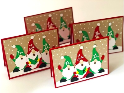 Gnome Christmas Cards, Nordic Christmas Card Set, Funny Holiday Card Set, Boxed Christmas Cards, Merry Christmas Card Pack-Set of 4 | Save 33% - Rajasthan Living 16