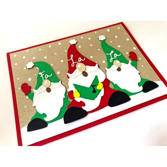 Gnome Christmas Cards, Nordic Christmas Card Set, Funny Holiday Card Set, Boxed Christmas Cards, Merry Christmas Card Pack-Set of 4 | Save 33% - Rajasthan Living 10