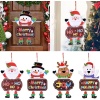 Merry Christmas Door Hanging Ornaments Pendant Santa Claus Snowman Banner Holidays New Year Party Decoration Navidad Kids Gift . | Save 33% - Rajasthan Living 11