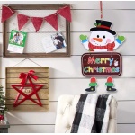 Merry Christmas Door Hanging Ornaments Pendant Santa Claus Snowman Banner Holidays New Year Party Decoration Navidad Kids Gift . | Save 33% - Rajasthan Living 13