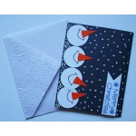 Snowmen Christmas Cards, Blue Christmas Card Set, Holiday Cards, Boxed Christmas Card Sets, Holiday Card Set, Merry Christmas Card Sets | Save 33% - Rajasthan Living 12