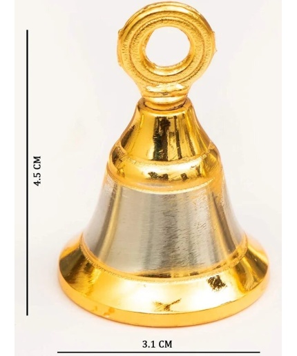 Brass Pooja Bell/Jingle Bells Brass Bells for Christmas Festival Decoration Home Decoration/Cow Camel Bells (Size-1.5″-set of 12) | Save 33% - Rajasthan Living 3
