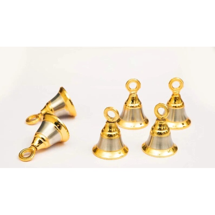 Brass Pooja Bell/Jingle Bells Brass Bells for Christmas Festival Decoration Home Decoration/Cow Camel Bells (Size-1.5″-set of 12) | Save 33% - Rajasthan Living 7