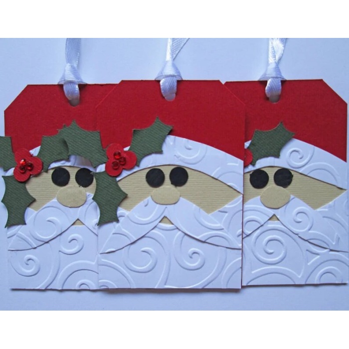 Santa Christmas Gift Tags – Christmas Tags – Holiday Gift Tags – Christmas Gifts – Christmas Wrapping – Christmas Gift Wrap – Set of 5 | Save 33% - Rajasthan Living 6