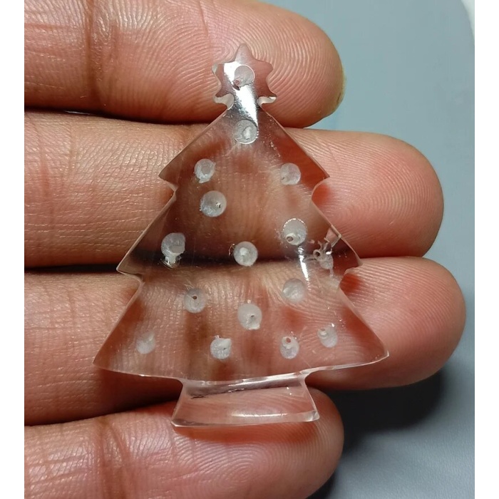 Christmas Tree Shape Crystal Carving Gemstone, use for Silver Jewelry, Making Jewelry, A unique conversation piece:) Christmas Tree # S-671 | Save 33% - Rajasthan Living 7