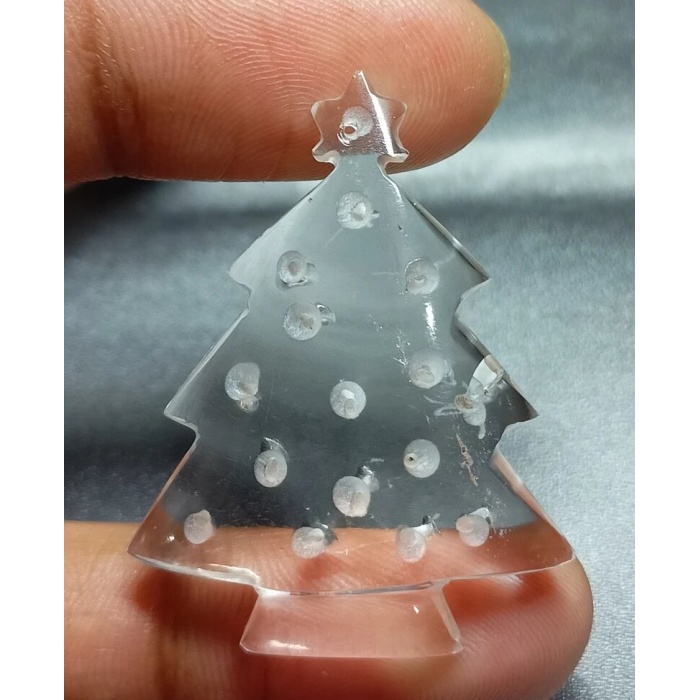 Christmas Tree Shape Crystal Carving Gemstone, use for Silver Jewelry, Making Jewelry, A unique conversation piece:) Christmas Tree # S-671 | Save 33% - Rajasthan Living 9